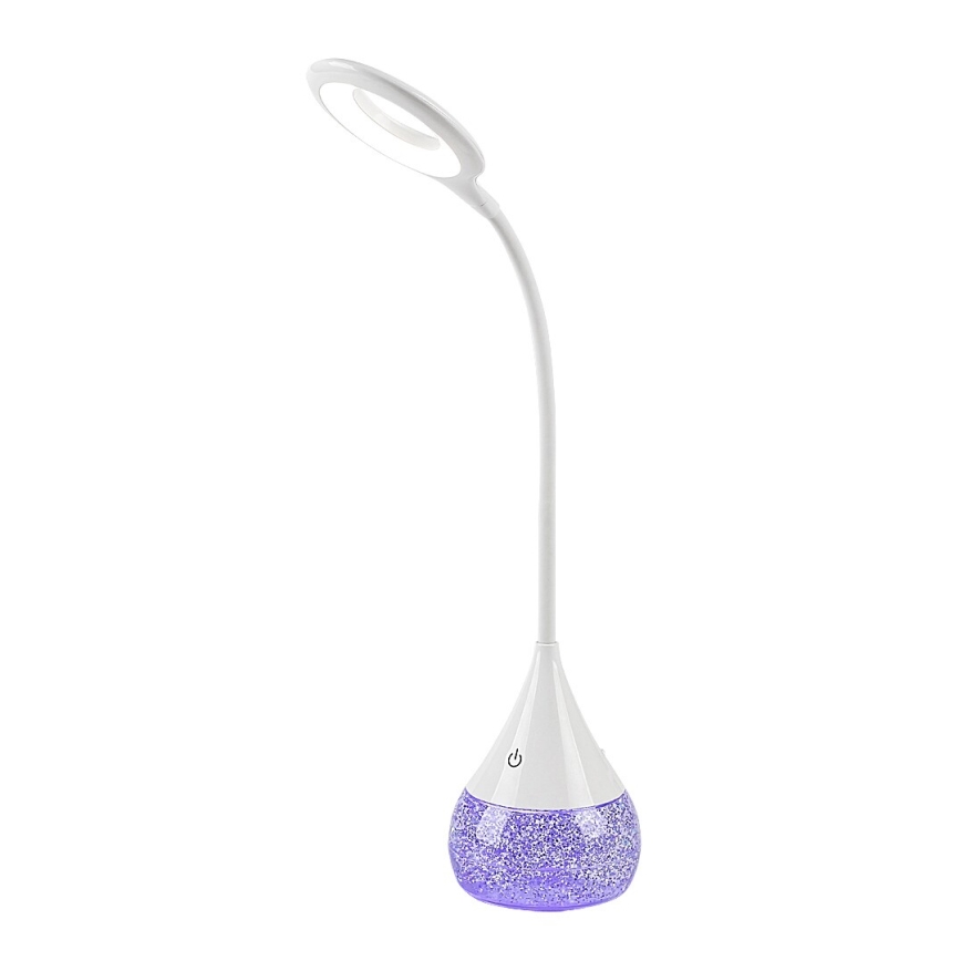 Rabalux 74248 - Lámpara de mesa LED RGB regulable VIVTER LED/4W/230V blanco