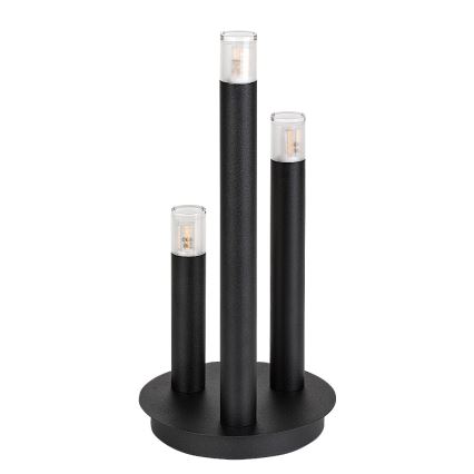 Rabalux - Lámpara de mesa 3xG9/5W/230V negro