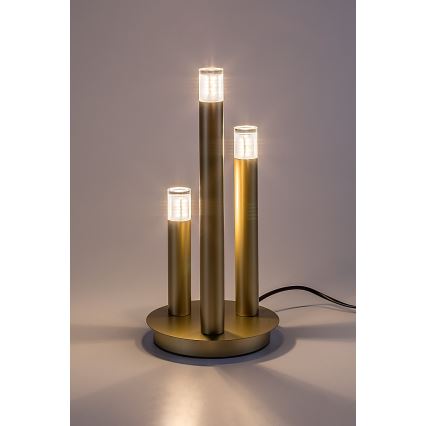 Rabalux - Lámpara de mesa 3xG9/5W/230V dorado