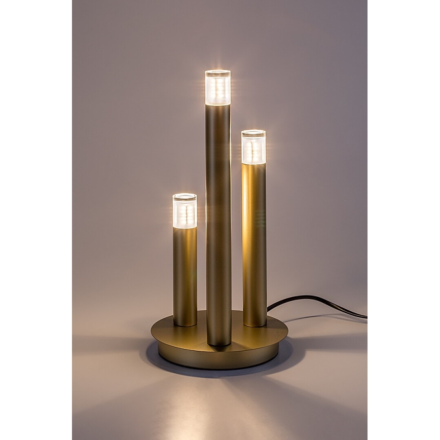 Rabalux - Lámpara de mesa 3xG9/5W/230V dorado