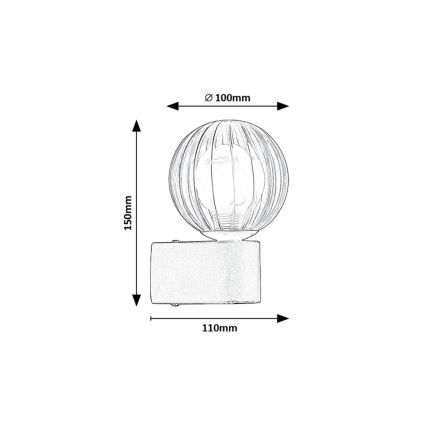 Rabalux - Aplique de exterior 1xG9/3,5W/230V IP44