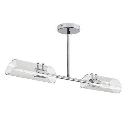 Rabalux - Lámpara colgante de baño 2xE14/12W/230V IP44 cromo brillante