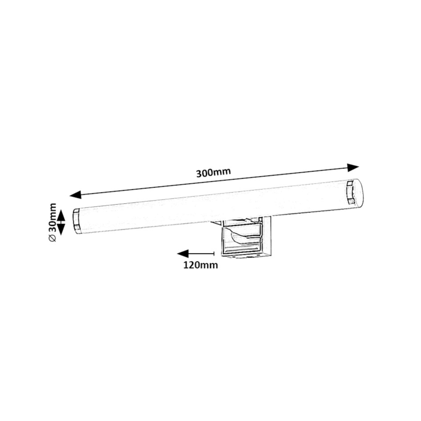 Rabalux - Iluminación LED para espejos de baño LED/5W/230V IP44