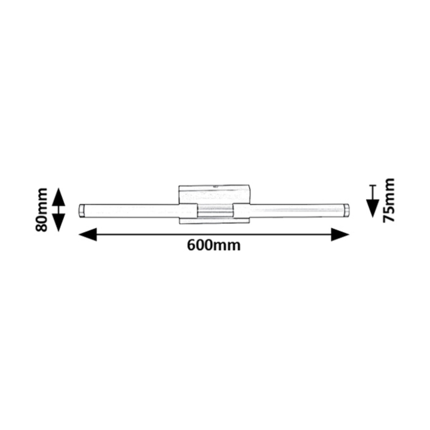 Rabalux - Aplique LED de baño LED/8W/230V 4000K IP44