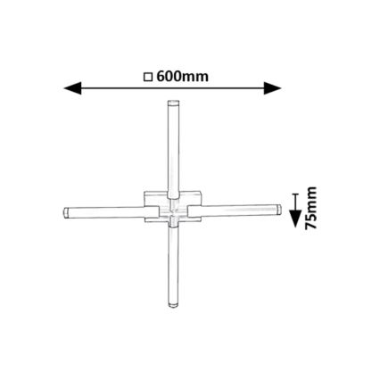 Rabalux - Aplique LED de baño LED/16W/230V 4000K IP44