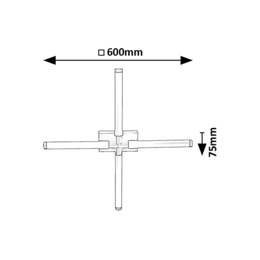 Rabalux - Aplique LED de baño LED/16W/230V 4000K IP44