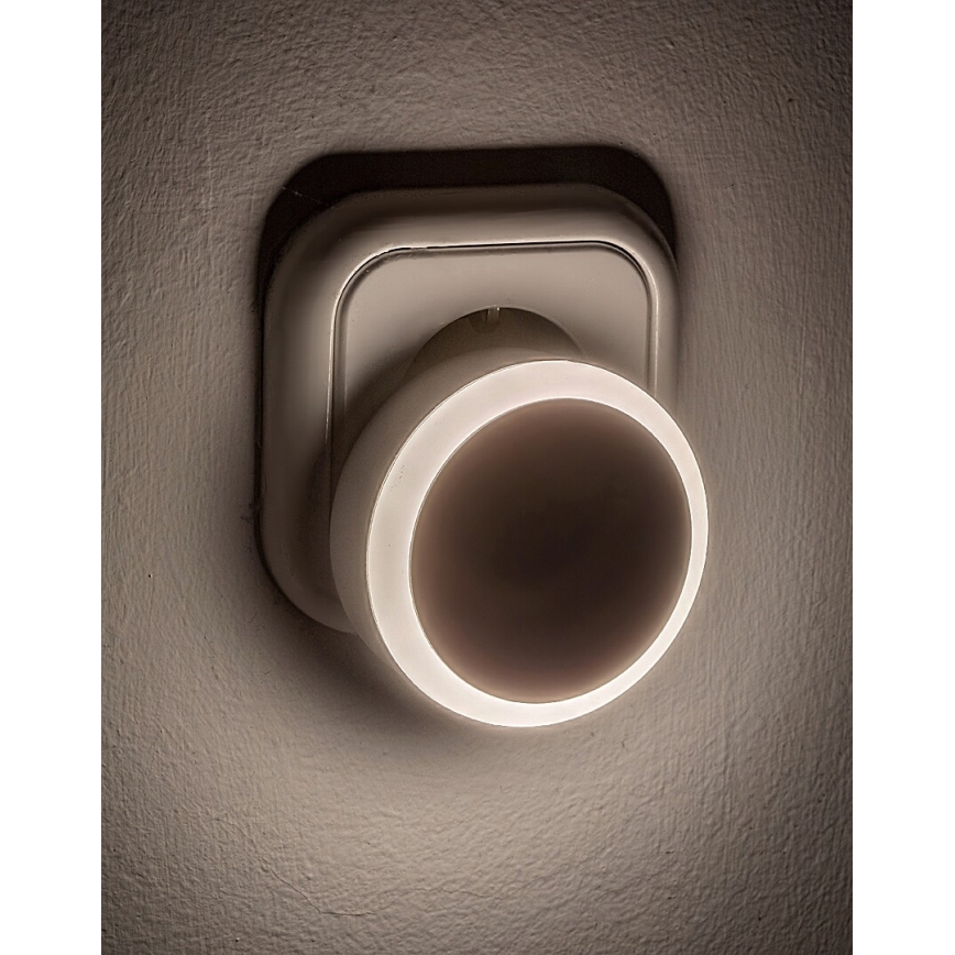Rabalux - LED Luz nocturna de enchufe con sensor crepuscular LED/0,3W/230V 3000K