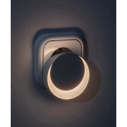 Rabalux - LED Luz nocturna de enchufe con sensor crepuscular LED/0,3W/230V 3000K