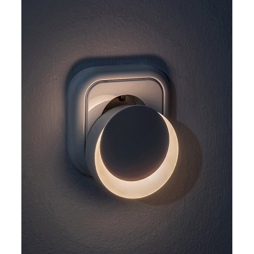 Rabalux - LED Luz nocturna de enchufe con sensor crepuscular LED/0,3W/230V 3000K