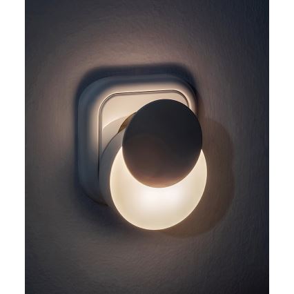 Rabalux - LED Luz nocturna de enchufe con sensor crepuscular LED/0,3W/230V 3000K