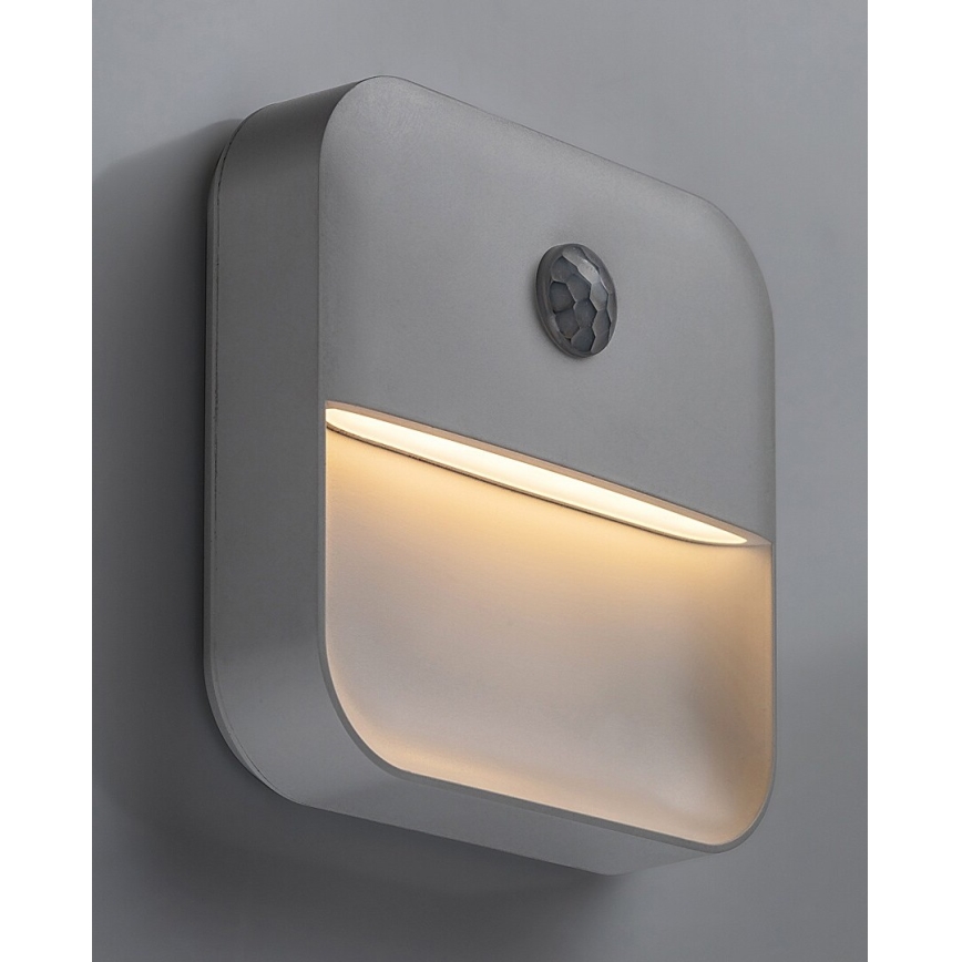 Rabalux - LED Night Recargable claro con sensor LED/0,15W/3,7V 3000K 300 mAh