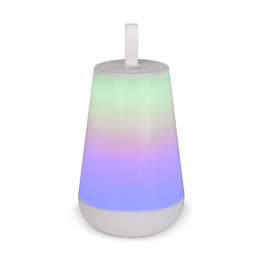 Rabalux 76019 - Lámpara de mesa LED RGB regulable y recargable FRANCO LED/2W/5V 3000K 1800 mAh