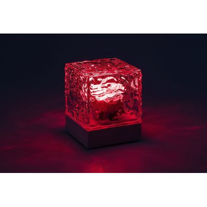 Rabalux - LED RGB Lámpara de mesa recargable con dimmer LED/1W/5V + control remoto