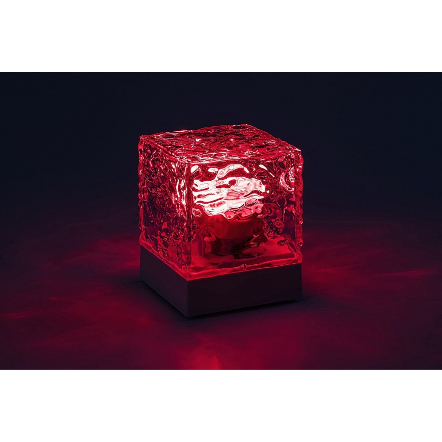 Rabalux - LED RGB Lámpara de mesa recargable con dimmer LED/1W/5V + control remoto