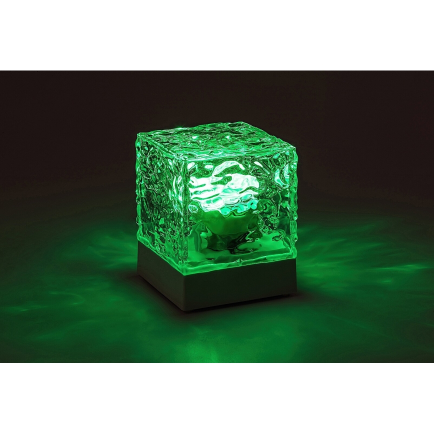 Rabalux - LED RGB Lámpara de mesa recargable con dimmer LED/1W/5V + control remoto