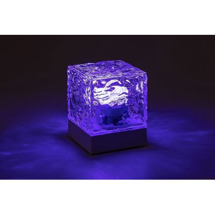 Rabalux - LED RGB Lámpara de mesa recargable con dimmer LED/1W/5V + control remoto