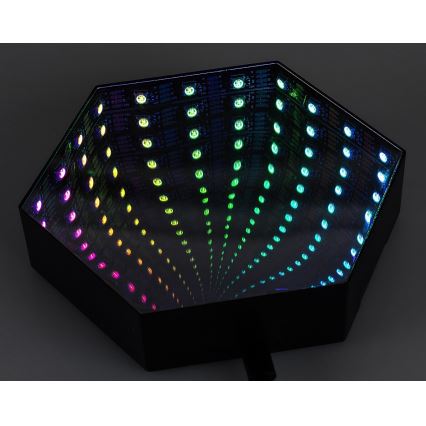 Rabalux - LED RGB Lámpara de mesa con dimmer LED/1W/5V + control remoto