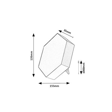 Rabalux - LED RGB Lámpara de mesa con dimmer LED/1W/5V + control remoto
