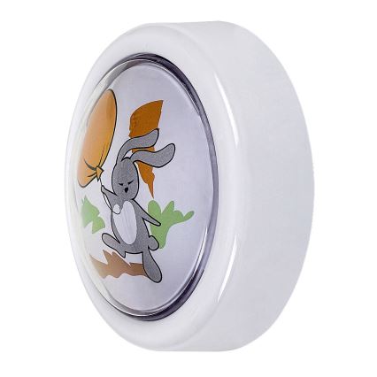 Rabalux - Luz LED nocturna infantil LED/0,3W/2xAA 6000K