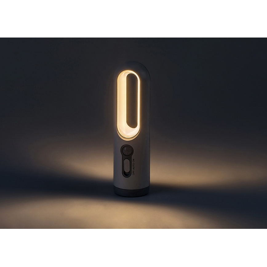 Rabalux - Lámpara recargable portátil LED con sensor LED/0,8W/3,7V 3000/7000K