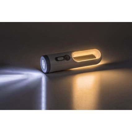 Rabalux - Lámpara recargable portátil LED con sensor LED/0,8W/3,7V 3000/7000K
