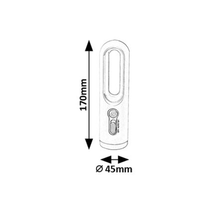Rabalux - Lámpara recargable portátil LED con sensor LED/0,8W/3,7V 3000/7000K