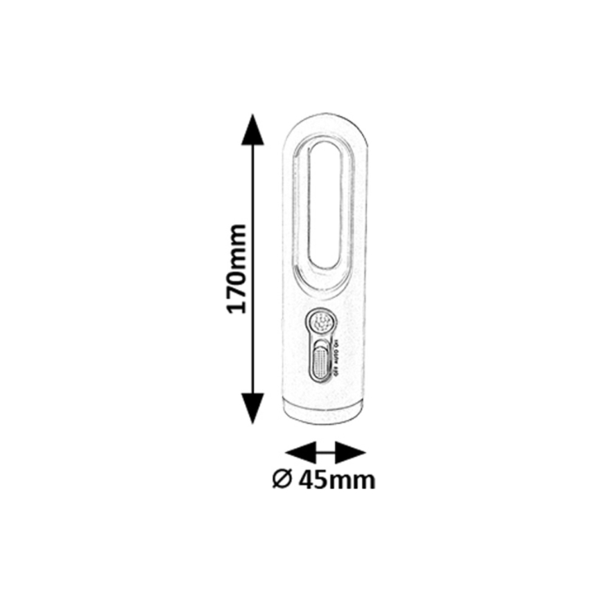 Rabalux - Lámpara recargable portátil LED con sensor LED/0,8W/3,7V 3000/7000K
