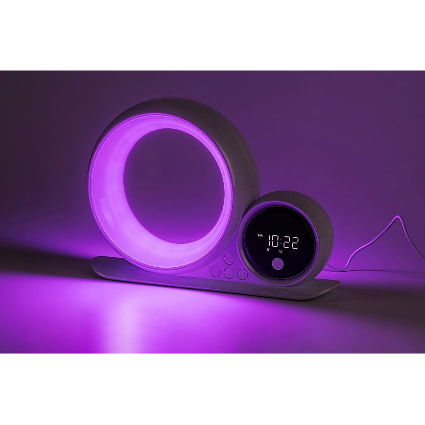 Rabalux - LED RGB Lámpara de mesa con altavoz LED/5W/230V