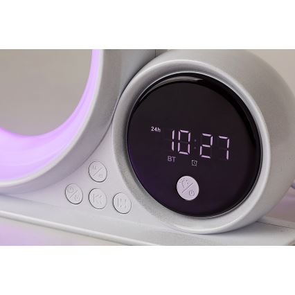 Rabalux - LED RGB Lámpara de mesa con altavoz LED/5W/230V