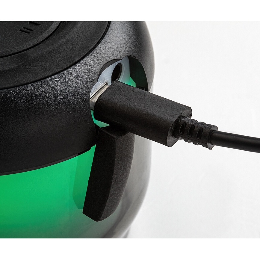 Rabalux - RGB Lámpara de mesa con altavoz RGB/3W/3,7V 500mAh