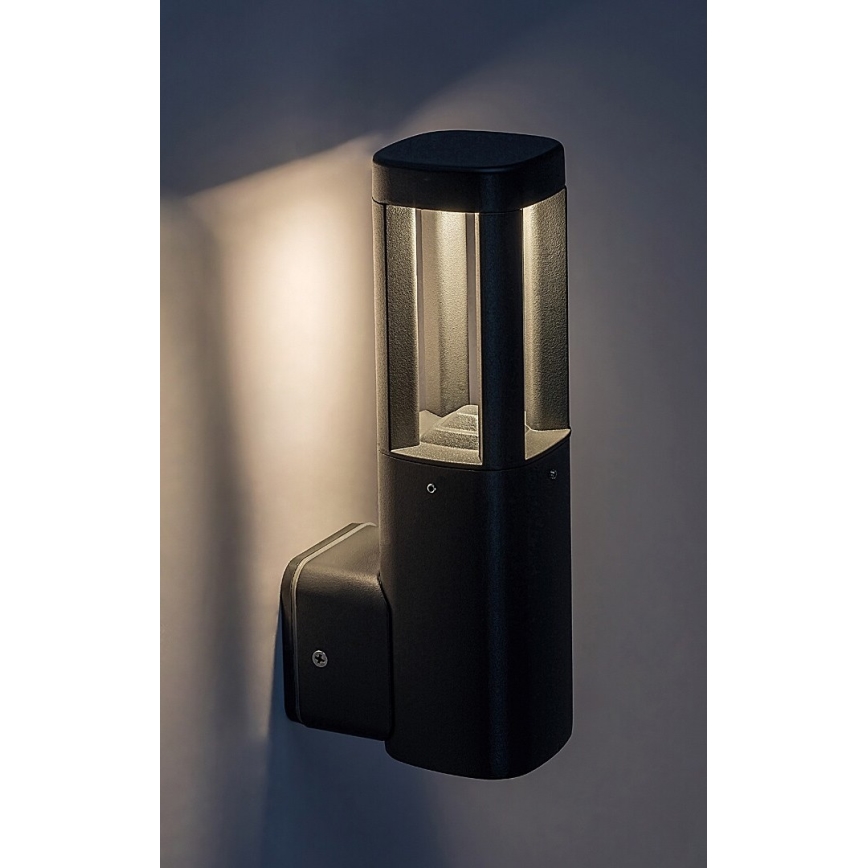 Rabalux - Aplique LED para exterior LED/7W/230V IP54 antracita
