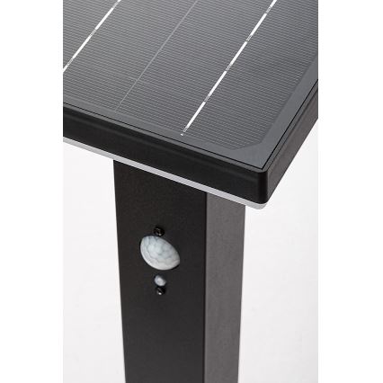 Rabalux - Lámpara solar LED con sensor LED/4W/3,7V IP44 negro