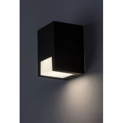 Rabalux - Aplique de exterior 1xGU10/7W/230V IP44 negro