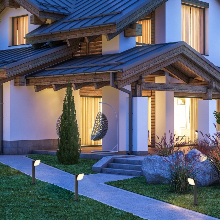 Rabalux - Lámpara LED flexible de exterior LED/12W/230V IP44 50 cm negro