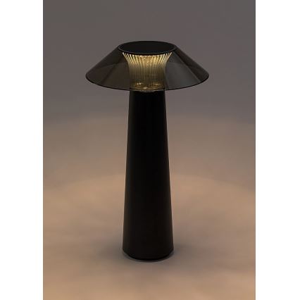 Rabalux - Lámpara de mesa LED recargable táctil regulable LED/5W/5V IP44 negro