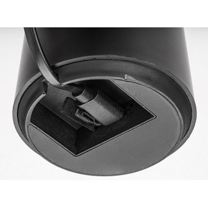 Rabalux - Lámpara de mesa LED recargable táctil regulable LED/5W/5V IP44 negro