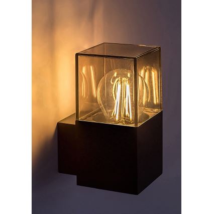 Rabalux - Aplique de exterior 1xE27/60W/230V IP54 negro