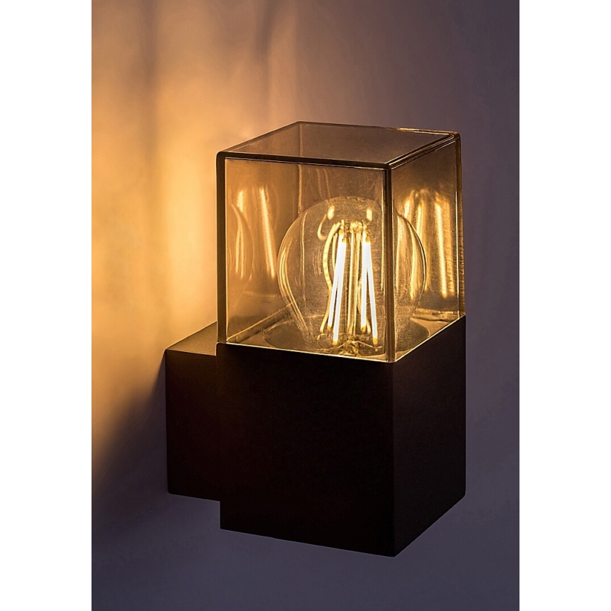 Rabalux - Aplique de exterior 1xE27/60W/230V IP54 negro