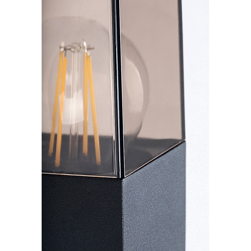 Rabalux - Aplique de exterior 1xE27/60W/230V IP54 negro