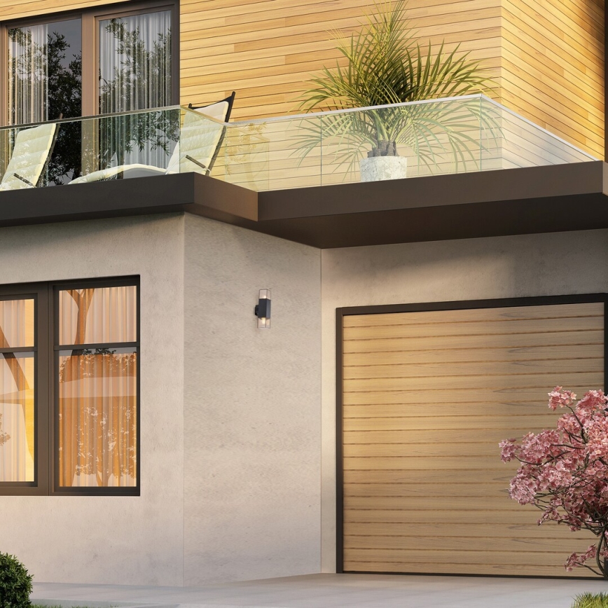 Rabalux - Aplique de exterior 2xE27/60W/230V IP54 negro