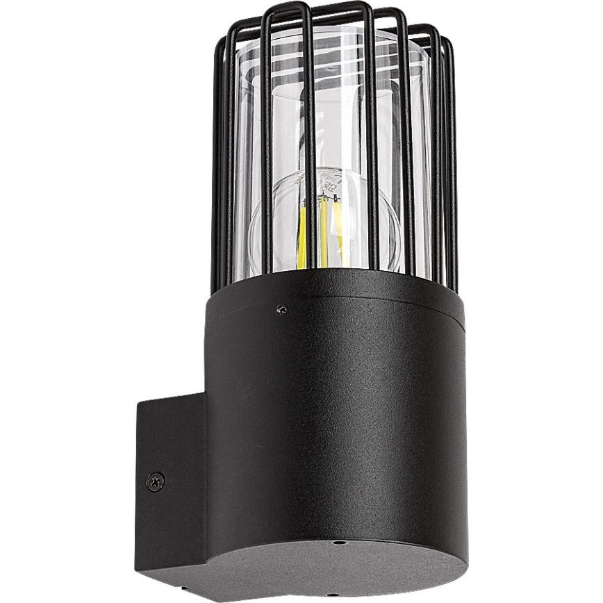 Rabalux - Aplique de exterior 1xE27/60W/230V IP54 negro