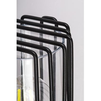 Rabalux - Aplique de exterior 1xE27/60W/230V IP54 negro