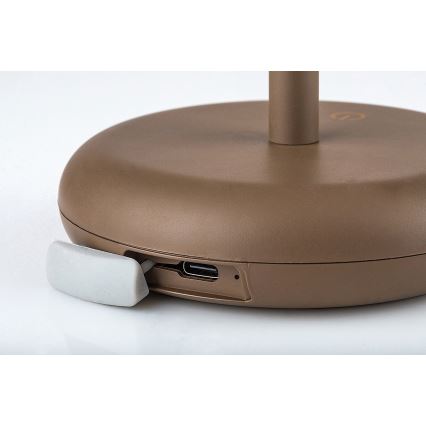 Rabalux - Lámpara LED de exterior recargable y regulable LED/6W/5V IP44 1800 mAh marrón