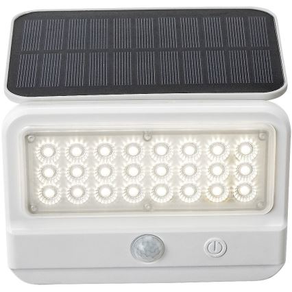 Rabalux - Aplique LED solar con sensor LED/7W/3,7V IP54 blanco