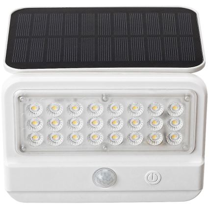 Rabalux - Aplique LED solar con sensor LED/7W/3,7V IP54 blanco