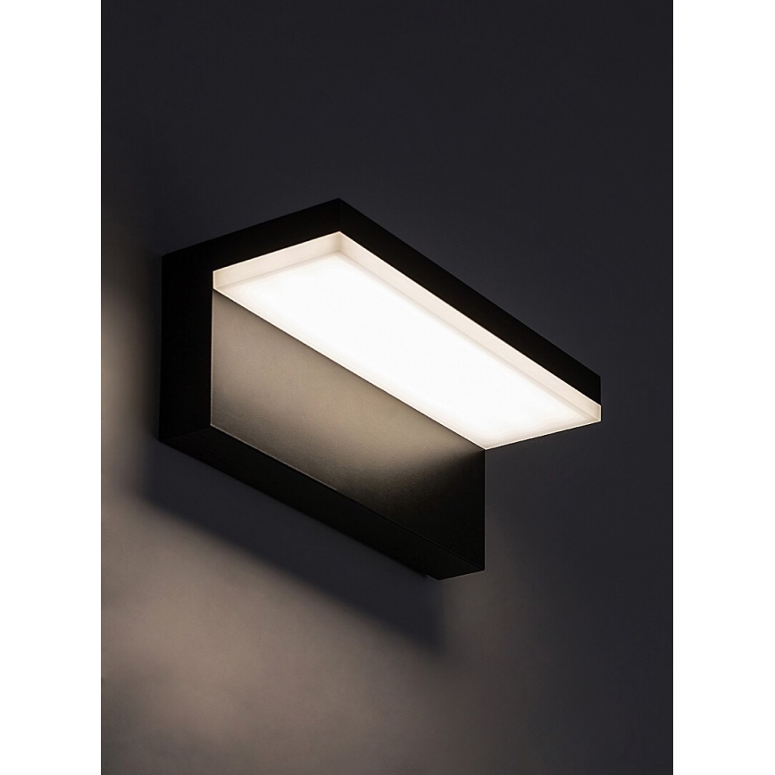 Rabalux - Aplique LED para exterior LED/10W/230V IP54 negro