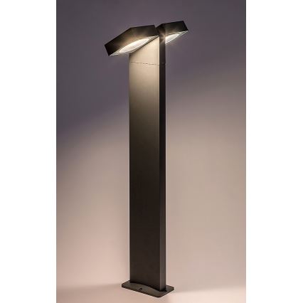 Rabalux - Lámpara LED flexible de exterior 2xLED/7W/230V IP54 antracita