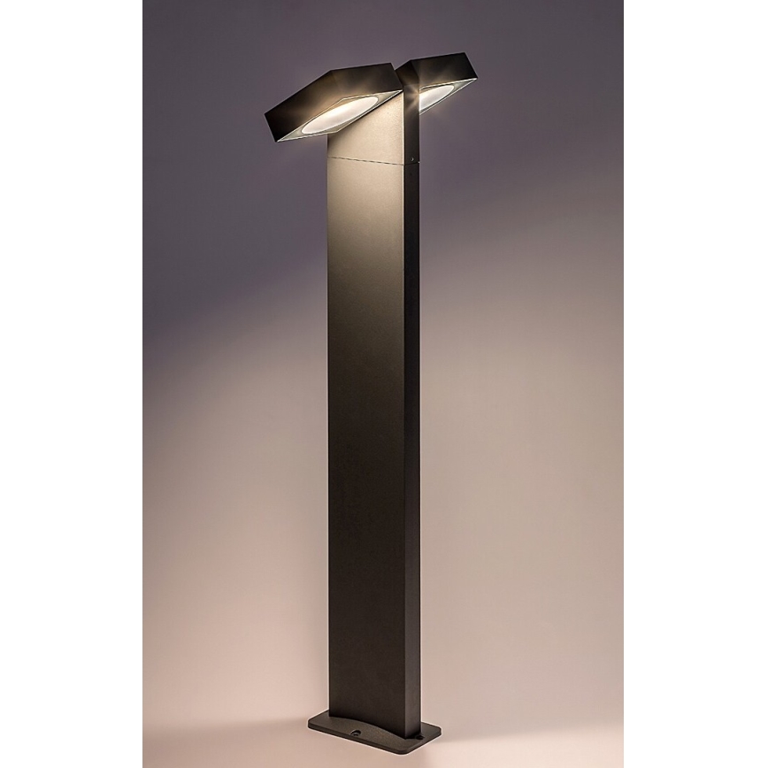 Rabalux - Lámpara LED flexible de exterior 2xLED/7W/230V IP54 antracita