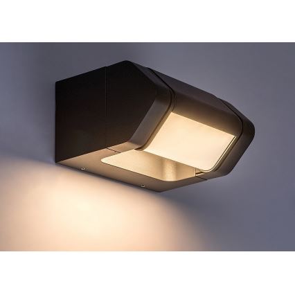 Rabalux - Lámpara LED de pared flexible para exteriores LED/8W/230V IP54 antracita