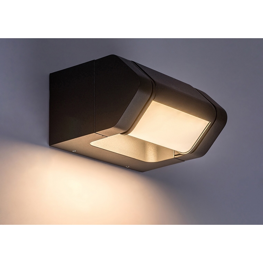 Rabalux - Lámpara LED de pared flexible para exteriores LED/8W/230V IP54 antracita